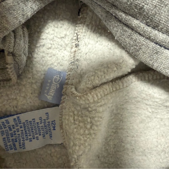 Y2K Disney Baby Winnie The Pooh Embroidered Hoodie 12 Months - Picture 3 of 3